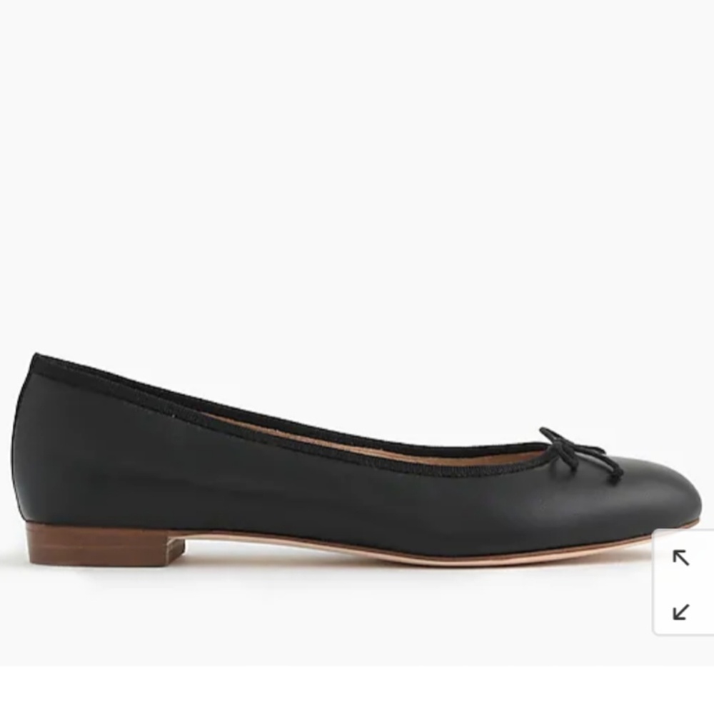 J Crew Leather Kiki Ballet Flats sz 12
